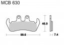 Brzdové obloženie LUCAS MCB 630 organické